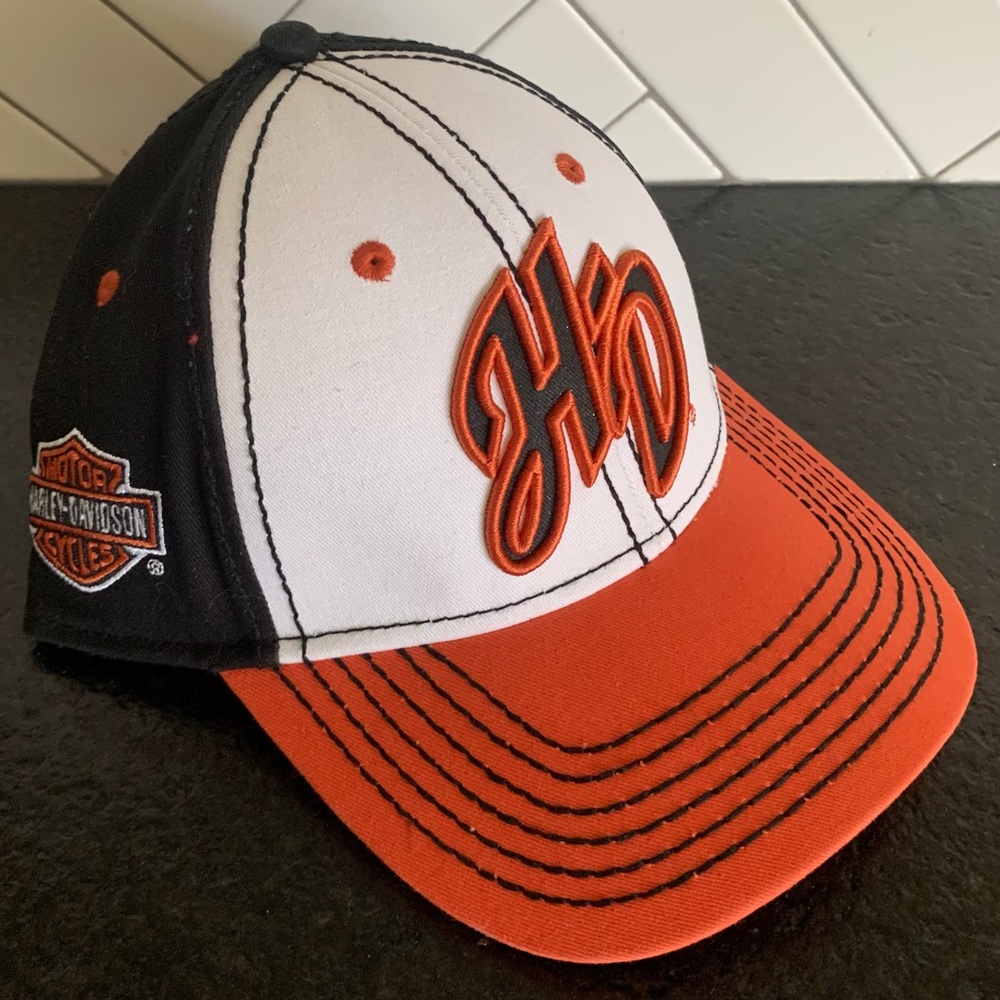 NWT Harley-Davidson® Women's H-D Initials Colorblocked Baseball Cap